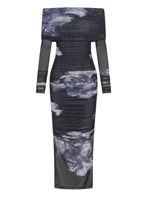 Nicholas Langärmeliges Oaklyn Maxikleid mit Blumen