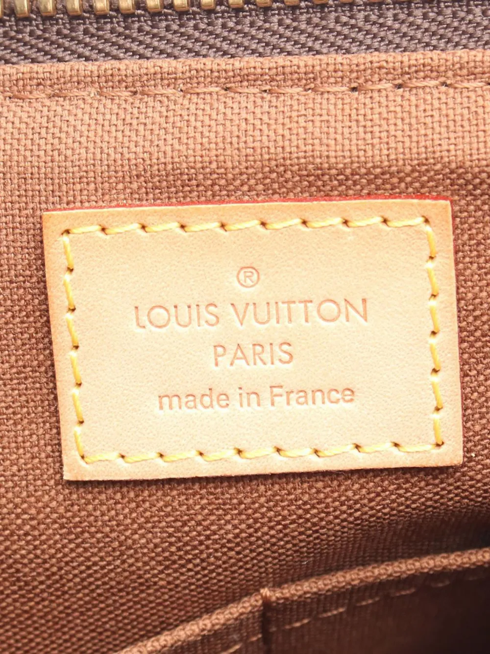 Pre-owned Louis Vuitton 2014 Monogram Palermo Pm Satchel In Brown