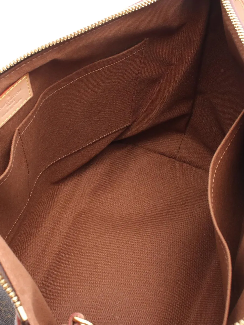 Pre-owned Louis Vuitton 2014 Monogram Palermo Pm Satchel In Brown