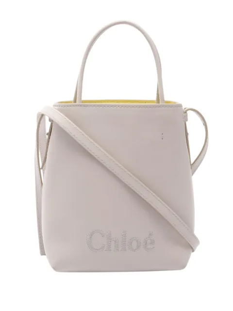 Chloé Pre-Owned 2010-2025 Leather Sense Micro satchel