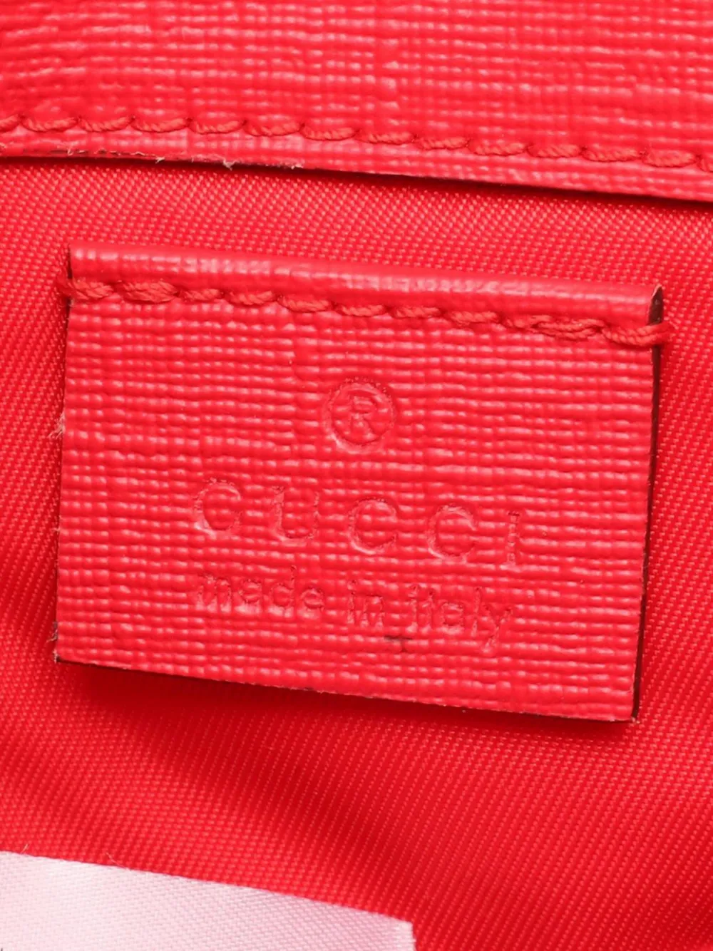 Pre-owned Gucci 2016-2025 Kids Gg Supreme Rainbow Butterfly Web Belt Bag In Brown