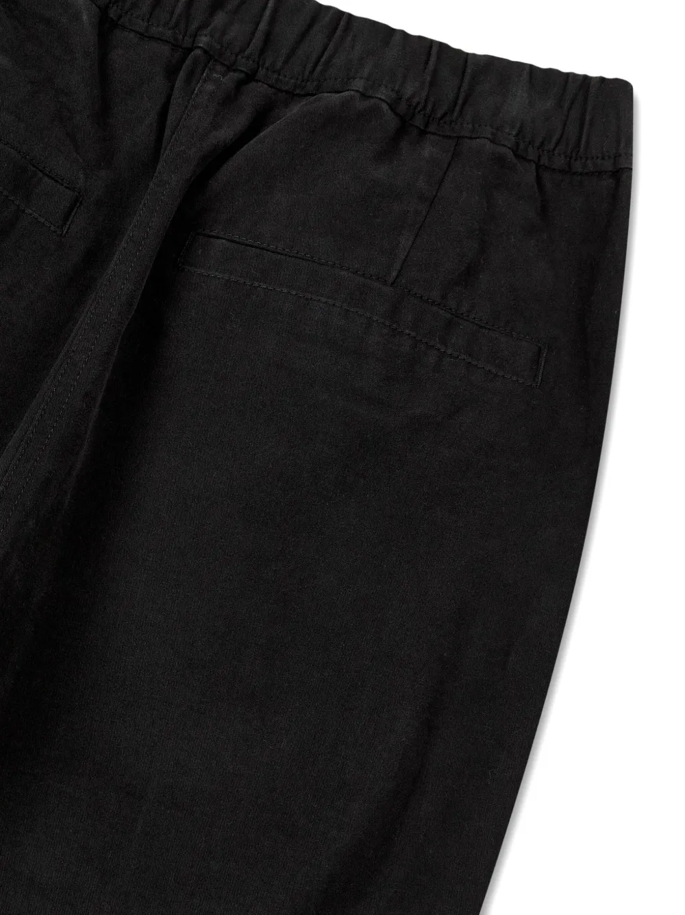 STUDIO TOMBOY Katoenen elastische baggty broek Zwart