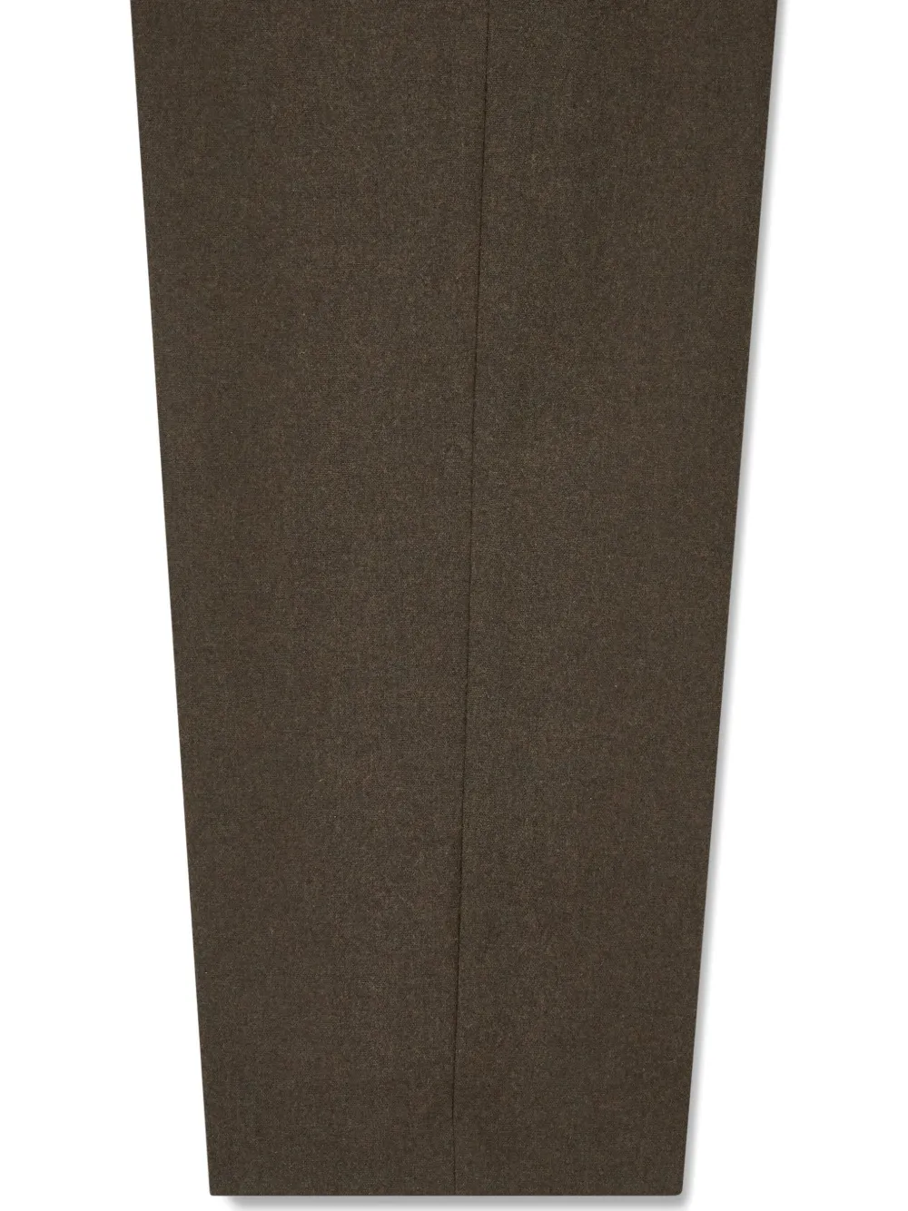 Studio Tomboy Pleated Wool Blend Trousers In Brown