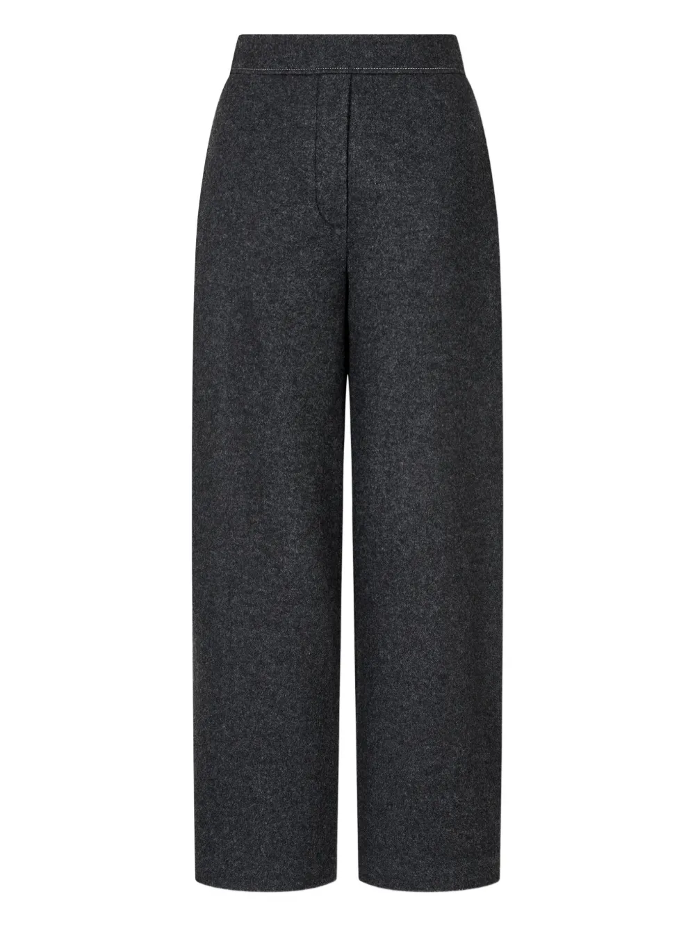 STUDIO TOMBOY Elasticated Wool Blend Trousers | Grey | Image 1