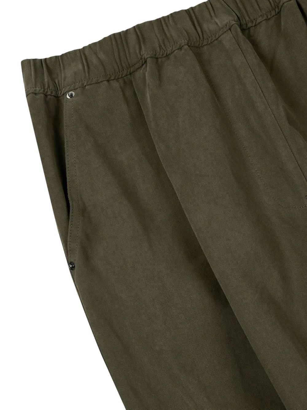 Studio Tomboy Elasticated Baggy Cotton Trousers In Multi