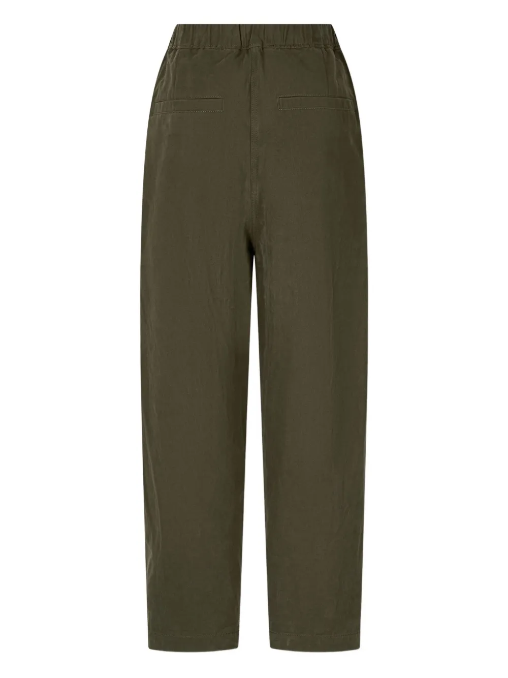 Studio Tomboy Elasticated Baggy Cotton Trousers In Multi
