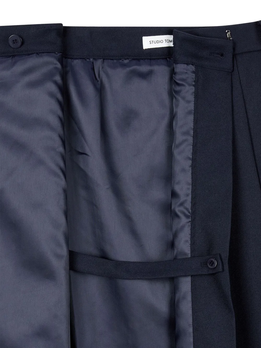 STUDIO TOMBOY Wikkelrok met plooien Blauw