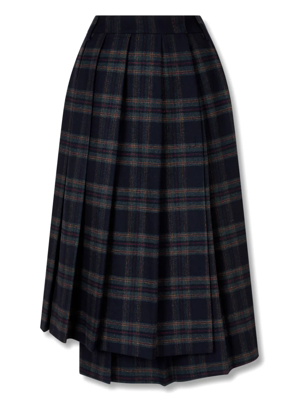 TOMBOY Gonna plissettata a quadri - Blu