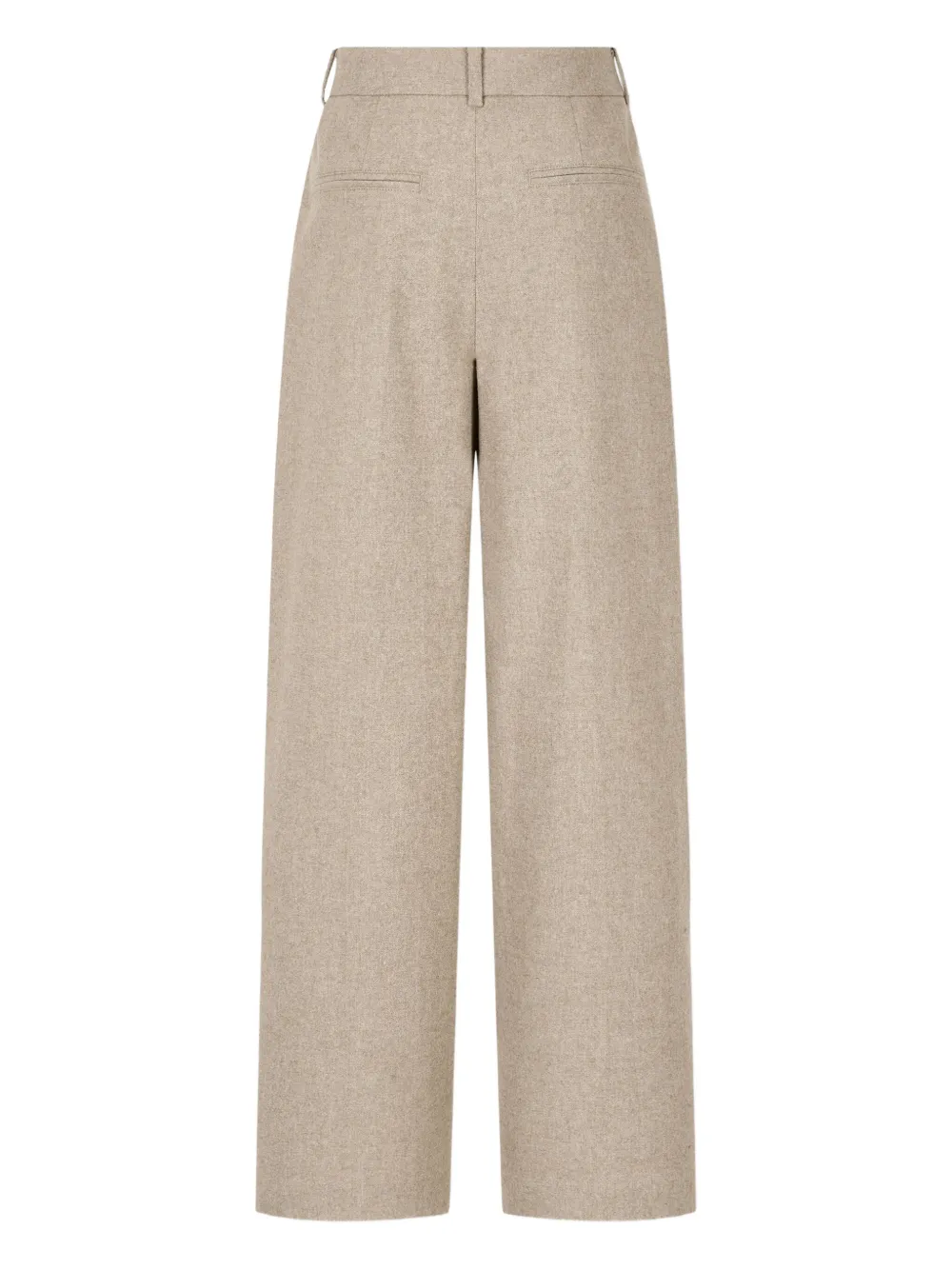 STUDIO TOMBOY Straight broek met plooien - Beige