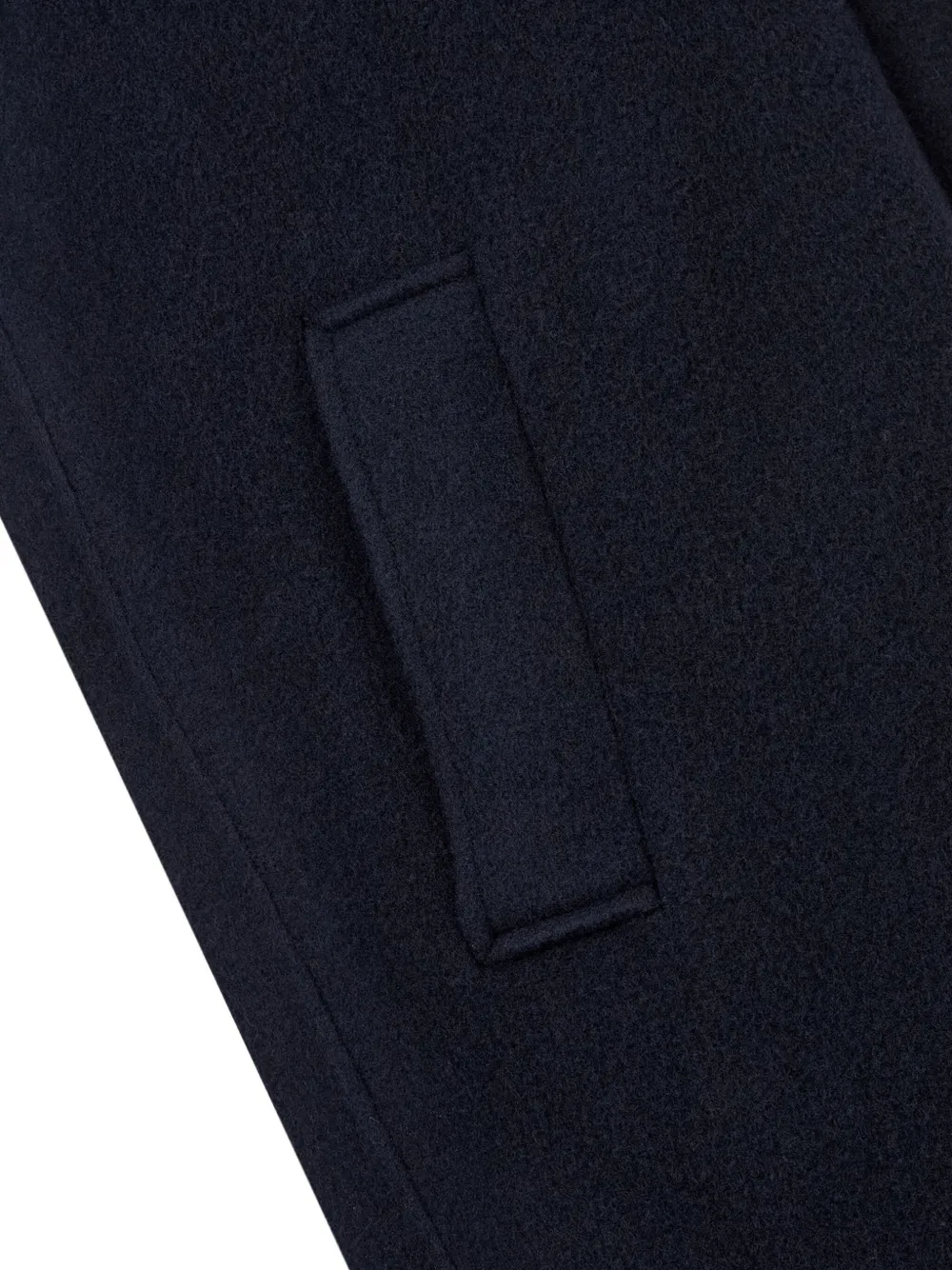 Studio Tomboy High Collar Belted Coat In Multi