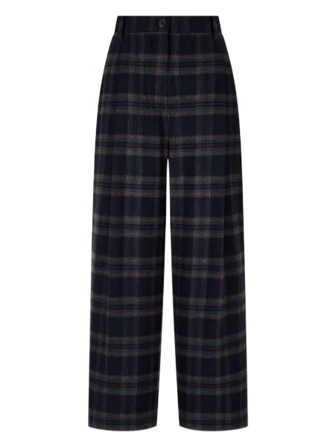 STUDIO TOMBOY Pleated Checkered Trousers