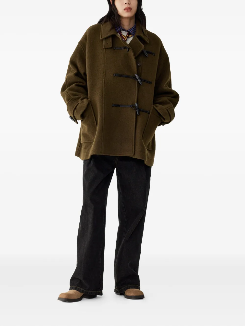 STUDIO TOMBOY toggle-fastening coat | Einreiher | Image 2