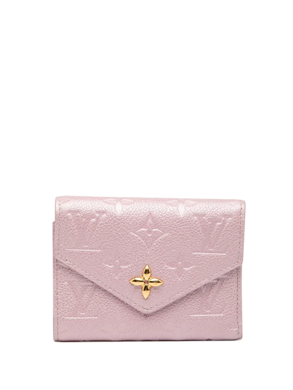 Louis Vuitton Pre-Owned cartera Flower Victorine Wallet pequeña con monograma Empreinte 2021-2025 | morado | Image 1