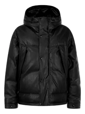 AAPE BY *A BATHING APE® アニマルフリーレザー ジャケット | ブラック