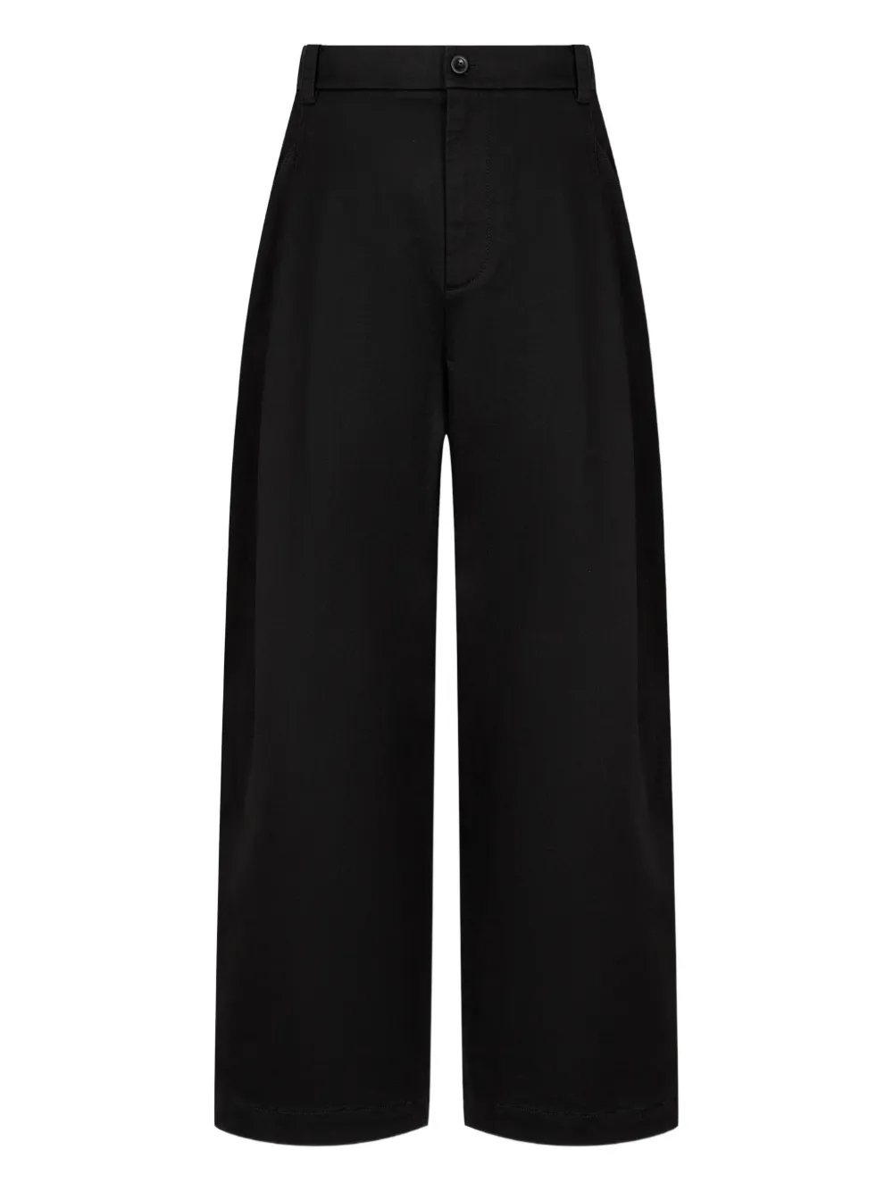 STUDIO TOMBOY pleated belt-loops trousers | Black | Image 1