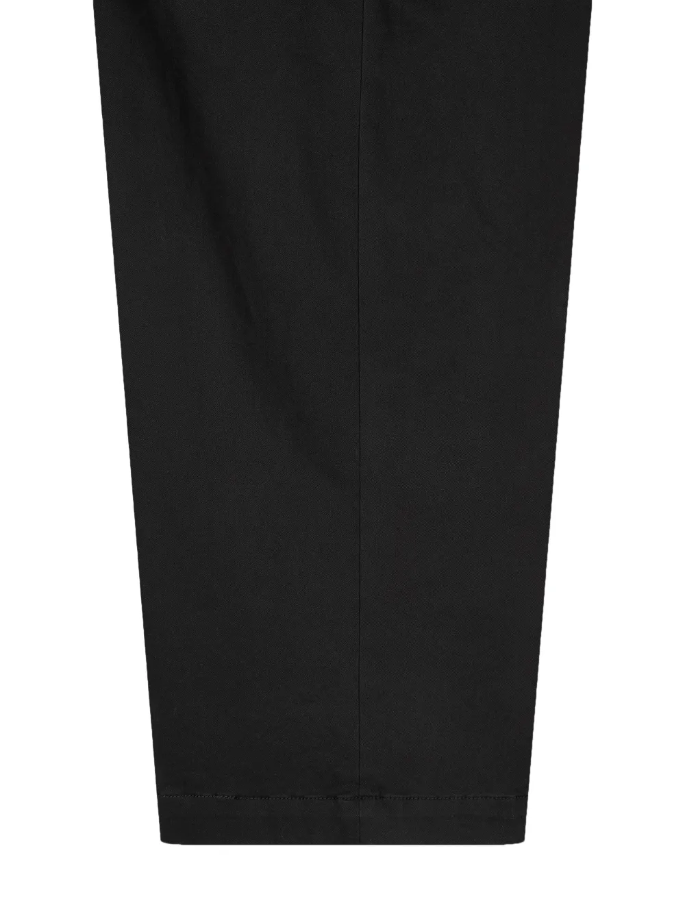 TOMBOY Geplooide broek met riemlussen Zwart