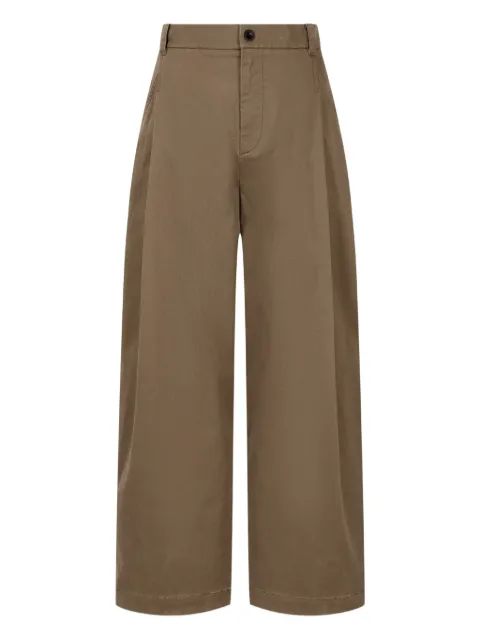 STUDIO TOMBOY pleated belt-loop trousers
