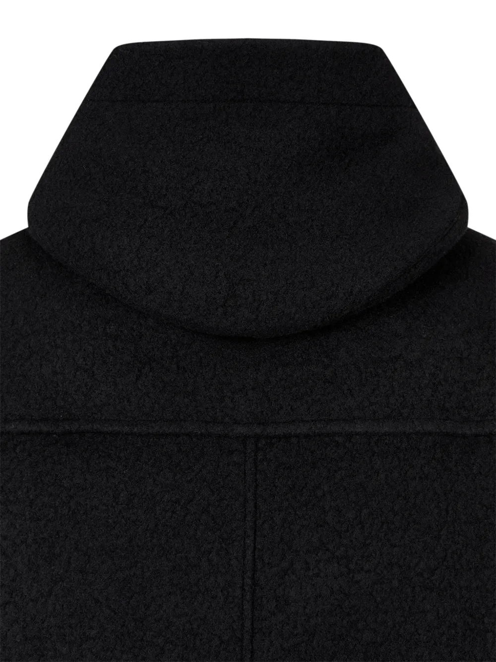 TOMBOY Bouclé duffeljas met capuchon Zwart