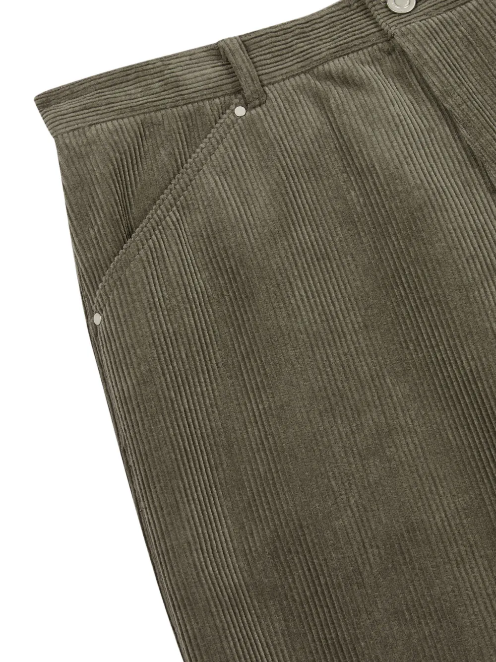 TOMBOY Ribfluwelen broek Groen