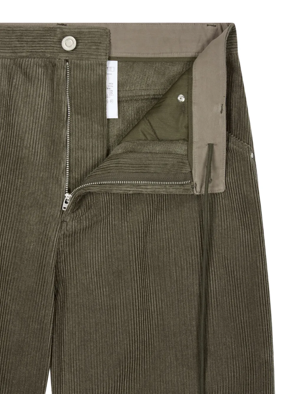 TOMBOY Ribfluwelen broek Groen