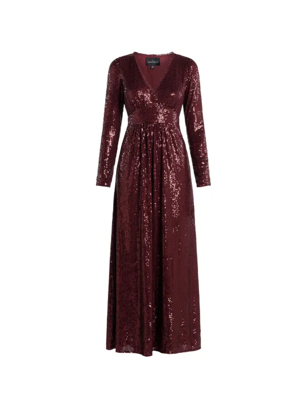needle and thread red sequin dress Aurora Ballerina Dress Red