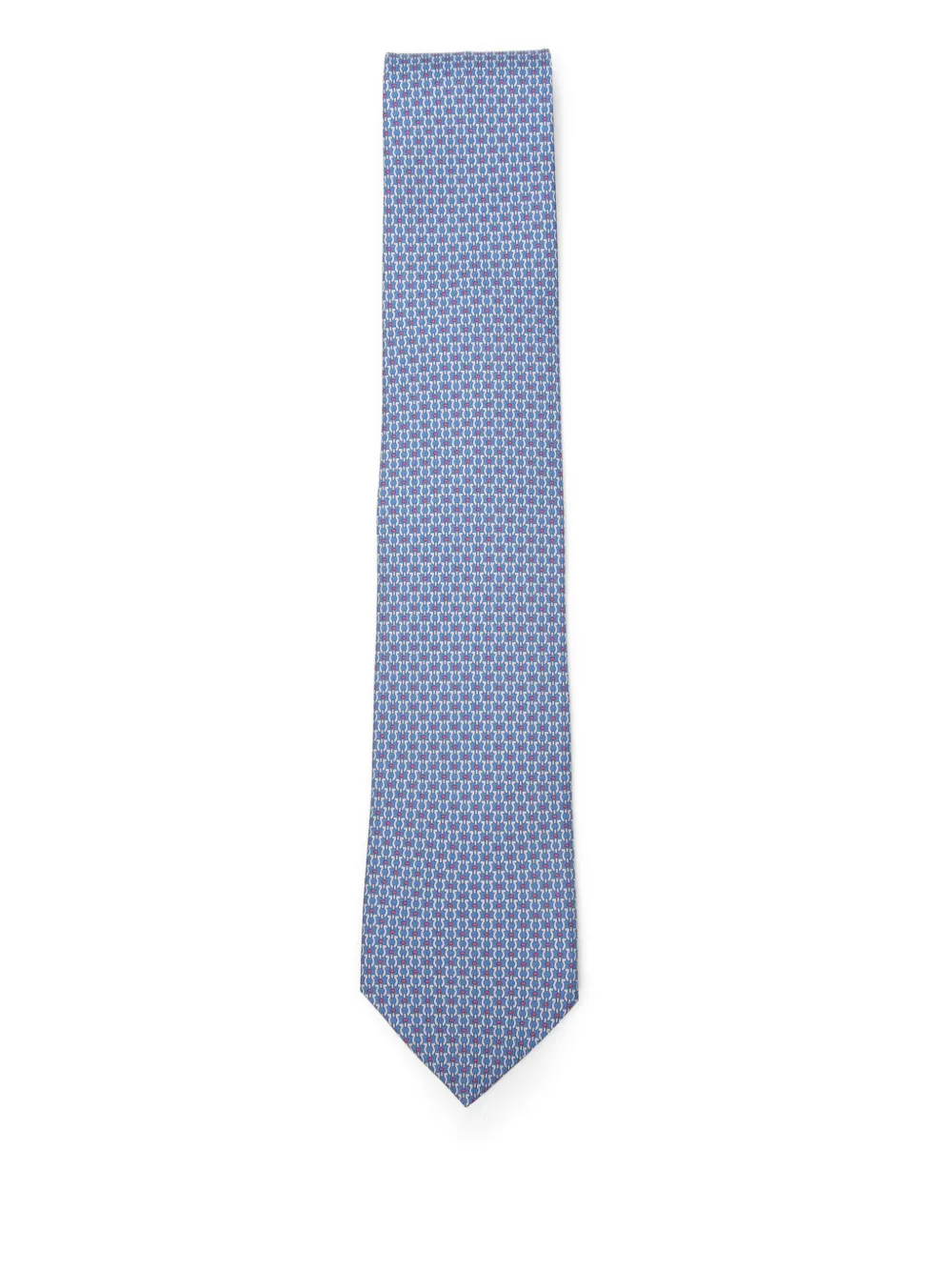 Ferragamo patterned tie | Blue | Image 1
