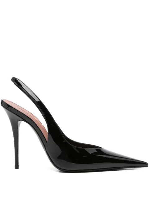 Amina Muaddi 105mm Anok slingback pointed pumps
