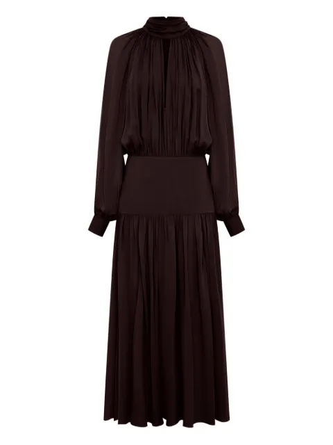 Nicholas robe Aneta à design plissé