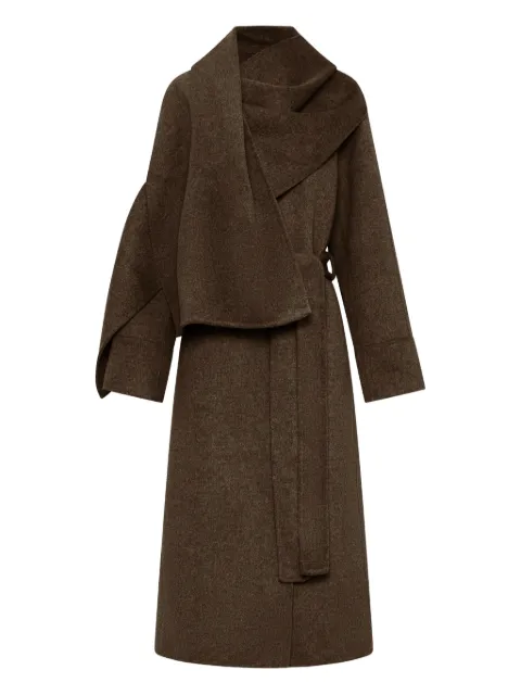 Nicholas Candice shawl belted coat