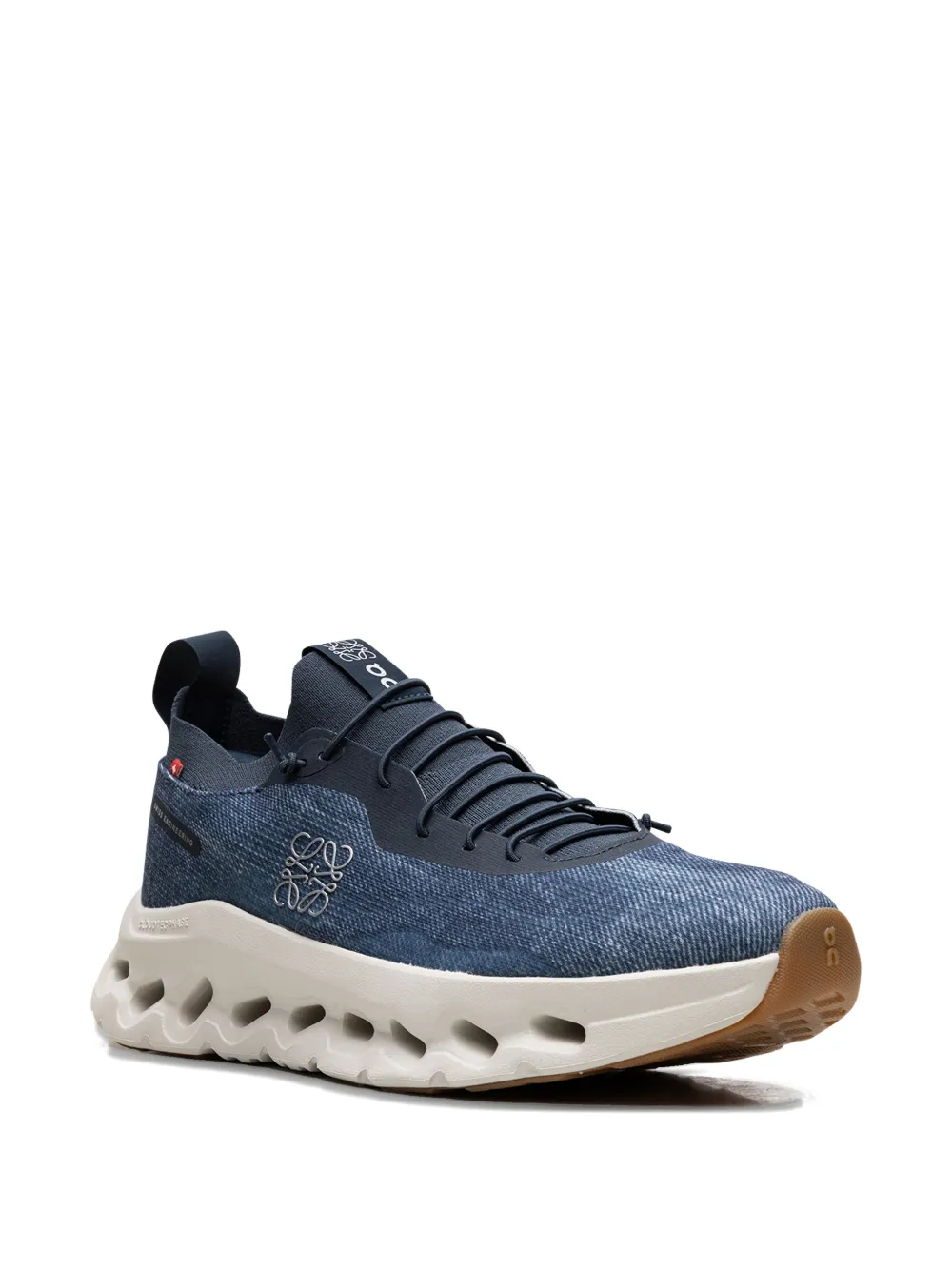 On Running Cloudsolo sneakers met logodetail Blauw