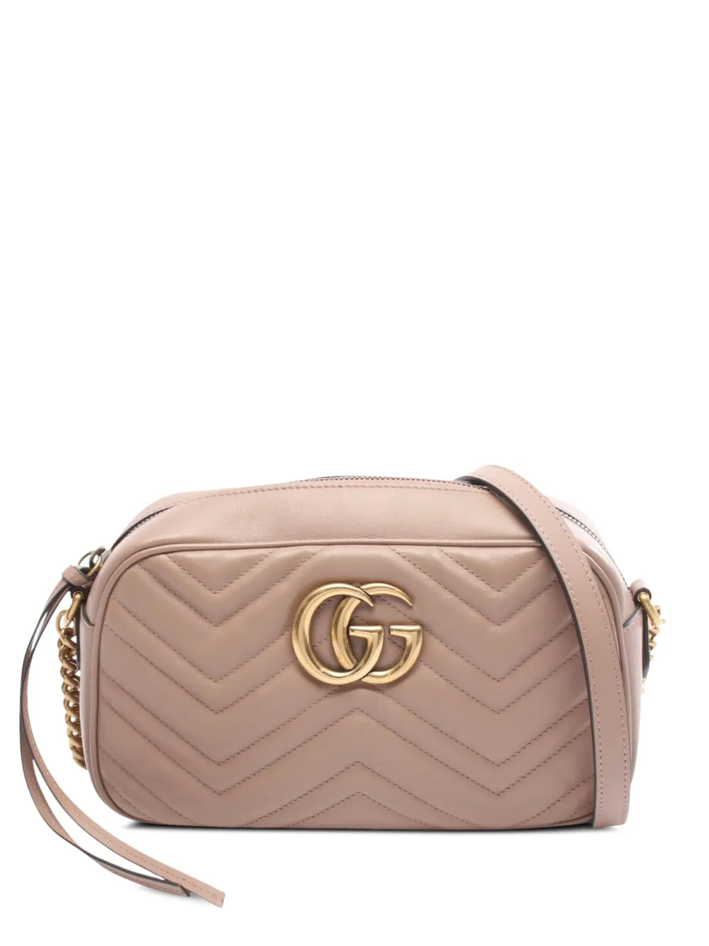 Gucci Pre-Owned 2016-2025 Small GG Marmont Matelasse Leather crossbody bag - Rosa