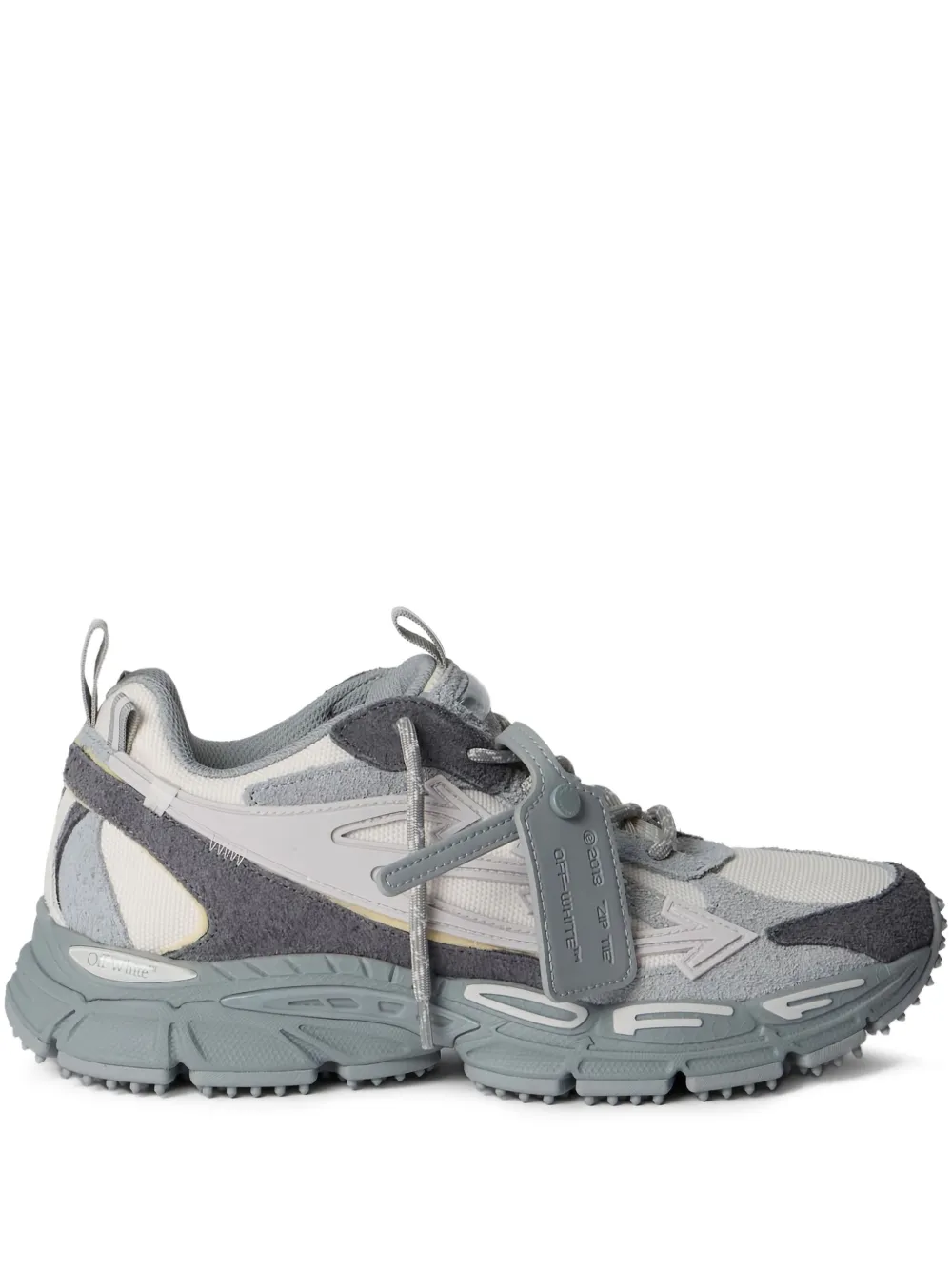 Off-White Be Right suède sneakers Grijs