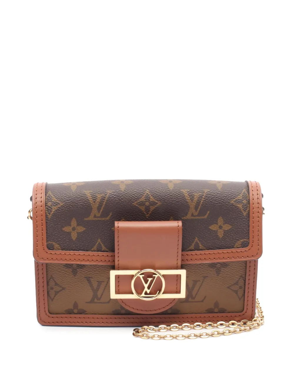 Louis Vuitton Pre-Owned 2021-2025 モノグラム リバース ドーフィーヌ ウォレットオンチェーン Louis Vuitton Pre-Owned 2021-2025 モノグラム リバース ドーフィーヌ ウォレットオンチェーン