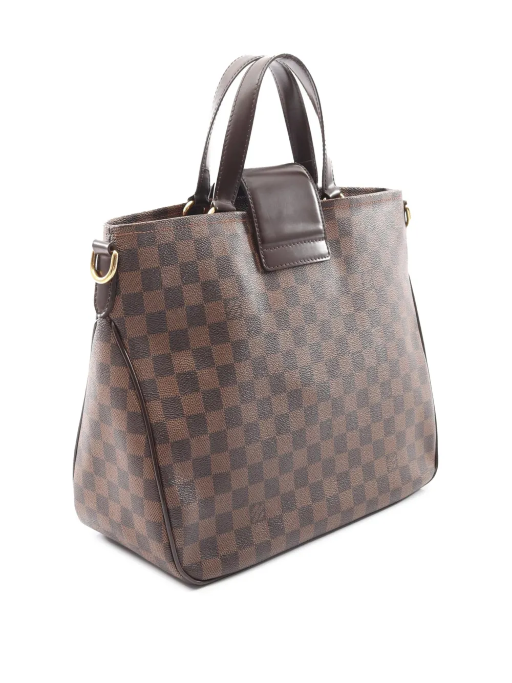 Pre-owned Louis Vuitton 2011 Damiere Ebene Besace Rosebery Crossbody Bag In Brown