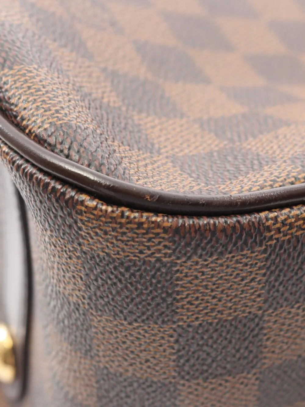 Pre-owned Louis Vuitton 2011 Damiere Ebene Besace Rosebery Crossbody Bag In Brown