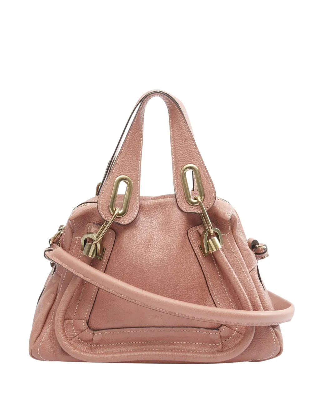 Chloé Pre-Owned 2010-2025 Small Leather Paraty handbag | Pink | Image 1