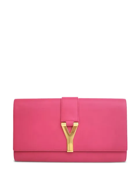 Saint Laurent Pre-Owned 2014 Leather Chyc Ligne clutch bag