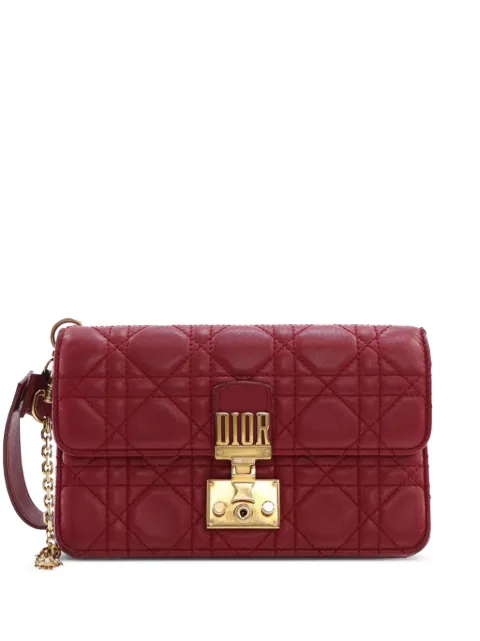 Christian Dior Pre-Owned 2017 Lambskin Cannage DiorAddict Wristlet clutch bag