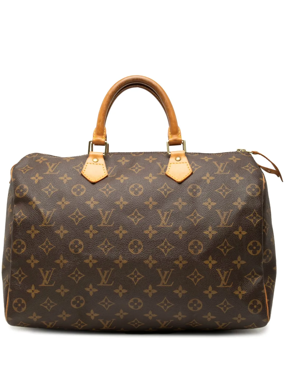 Louis Vuitton Pre-Owned 1999 Monogram Speedy 35 boston bag - ブラウン Louis Vuitton Pre-Owned 1999 Monogram Speedy 35 boston bag - ブラウン