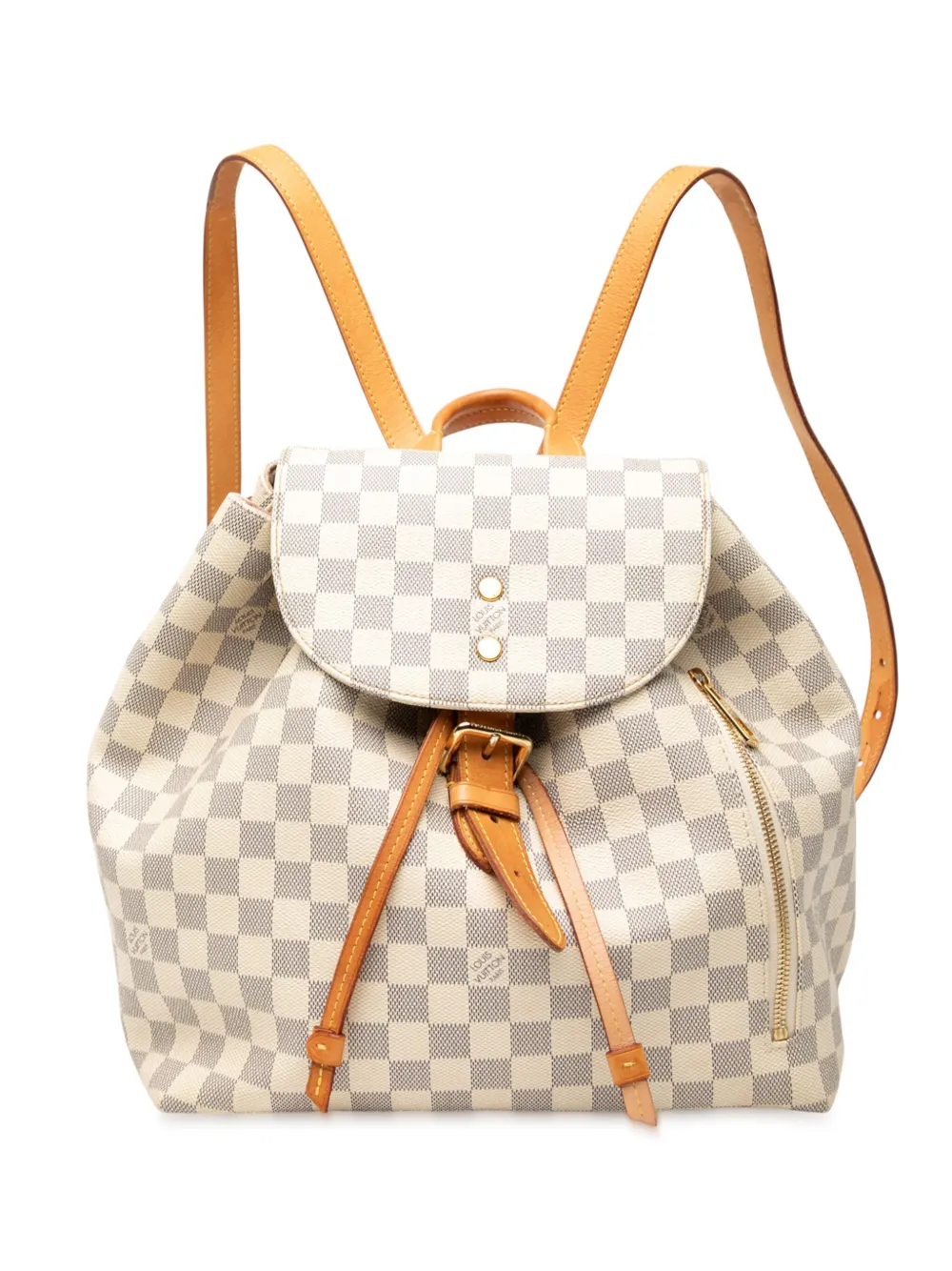 Louis Vuitton Pre-Owned sac à dos Sperone à motif Damier Azur (2019) | blanc | Image 1
