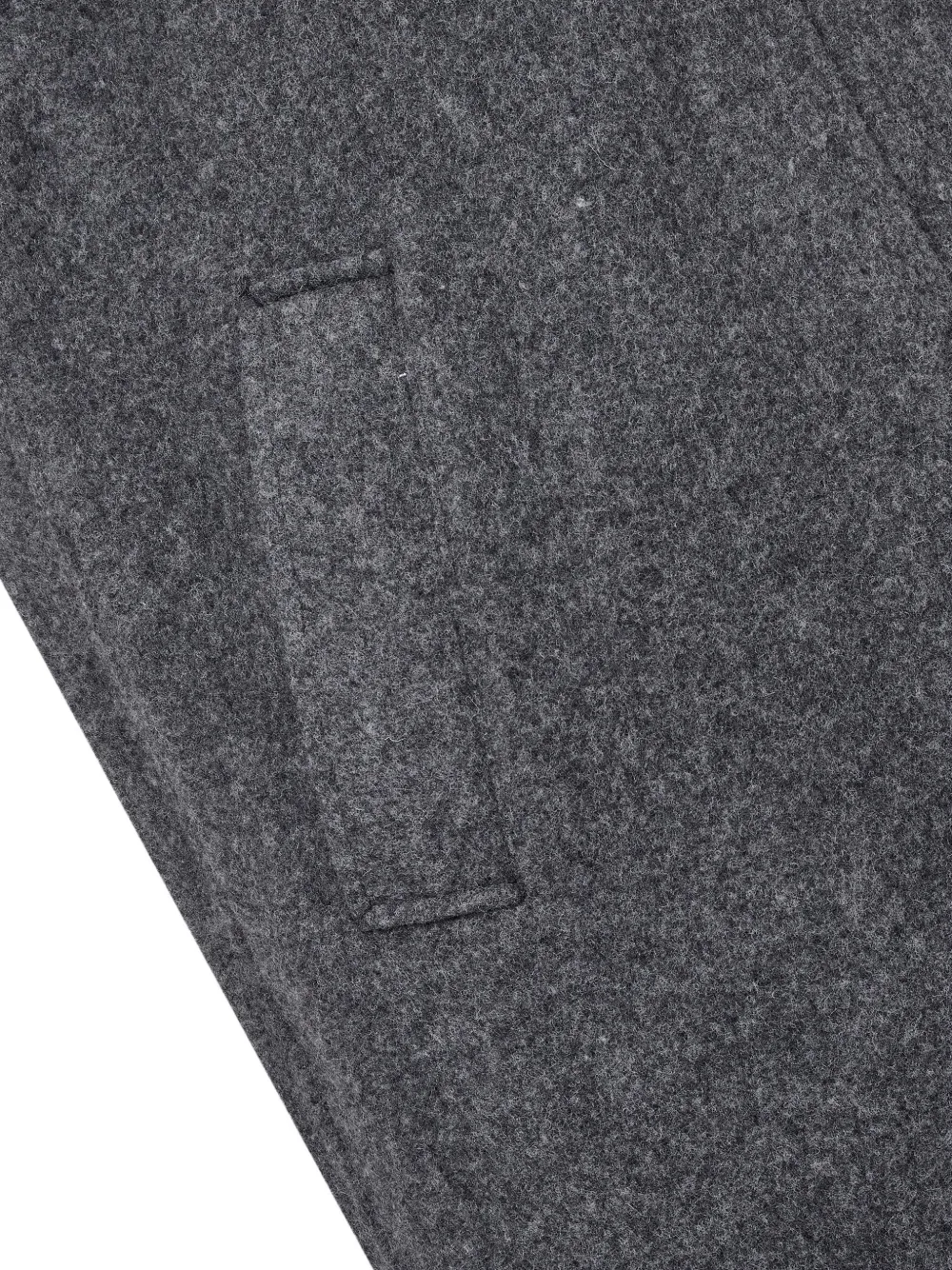 STUDIO TOMBOY Jas met hoge kraag en ceintuur Grijs