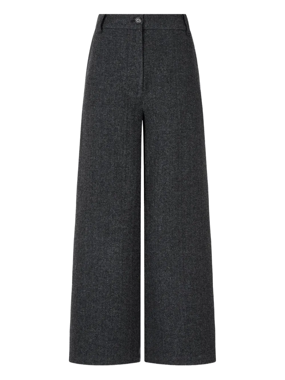Studio Tomboy Herringbone Twill Pants In Gray