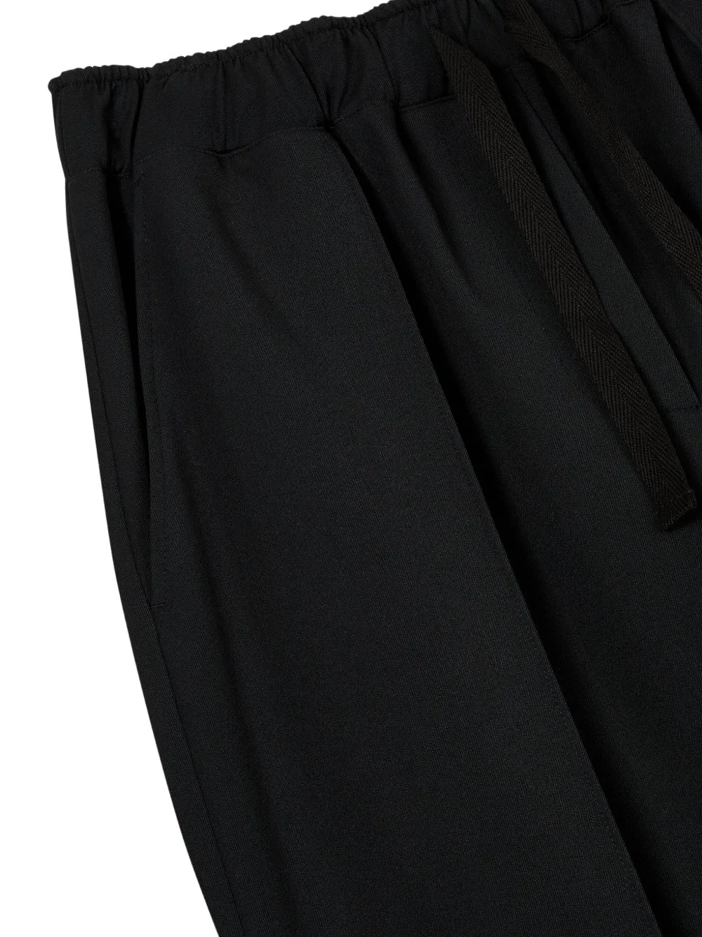 STUDIO TOMBOY Elastische fleece broek Zwart