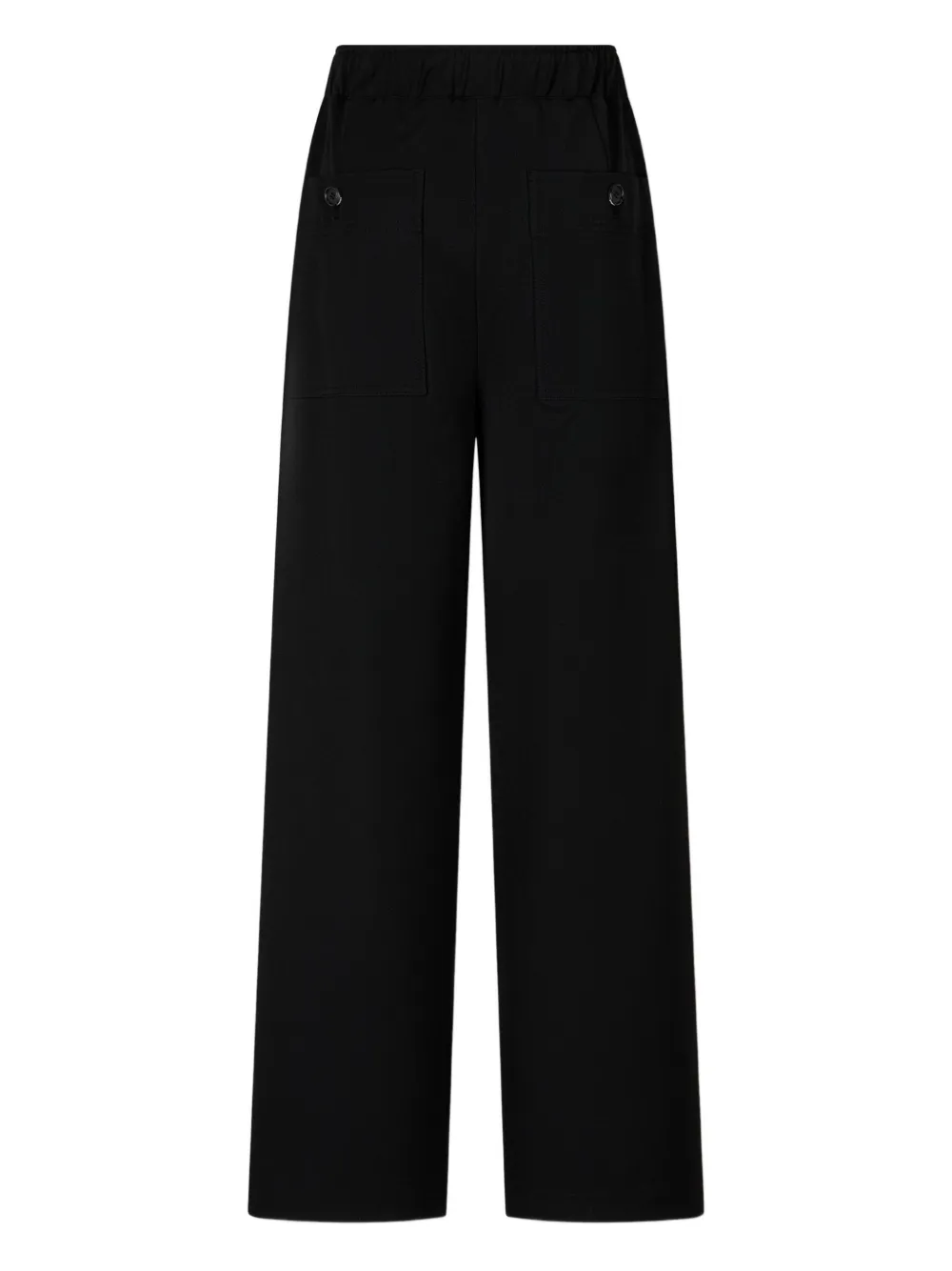 STUDIO TOMBOY Elastische fleece broek - Zwart