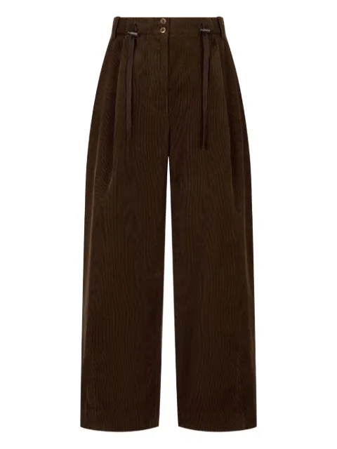 STUDIO TOMBOY drawstring corduroy trousers