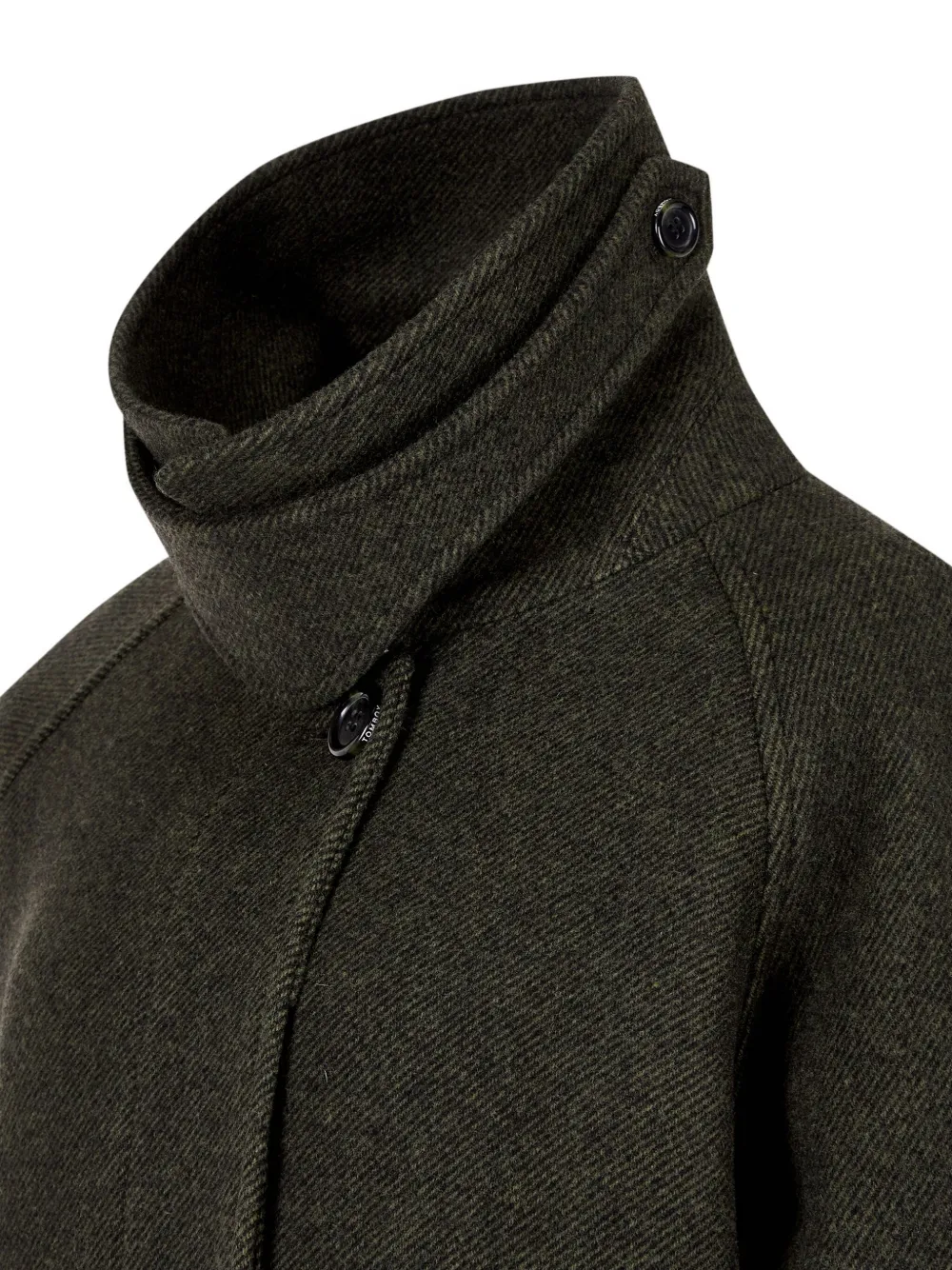 STUDIO TOMBOY Balmacaan raglan jas Groen