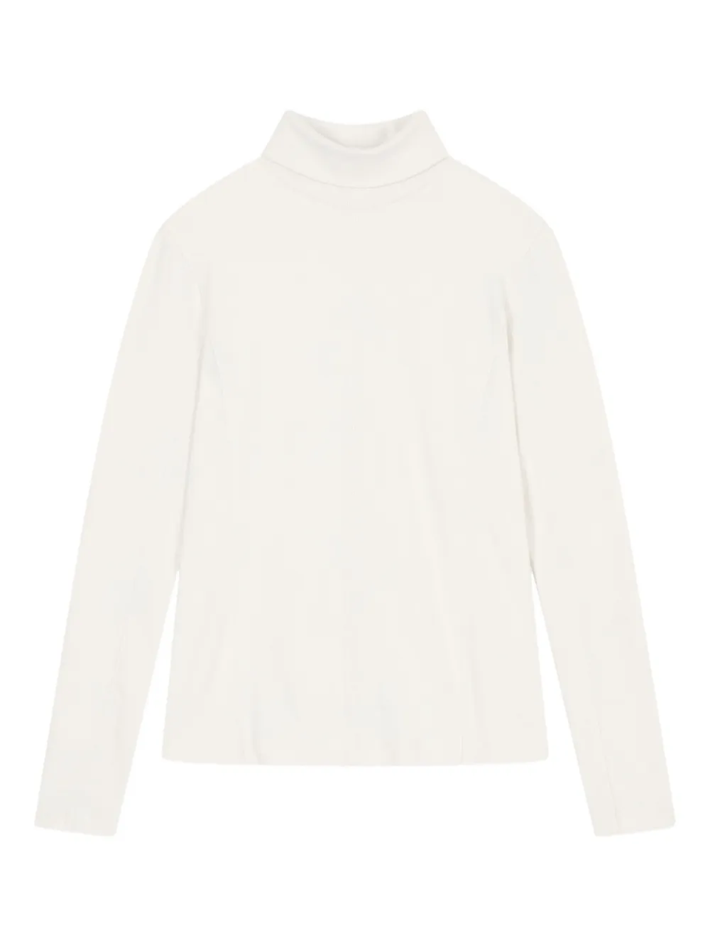Studio Tomboy Fleece Lined Turtleneck Top In Neutral