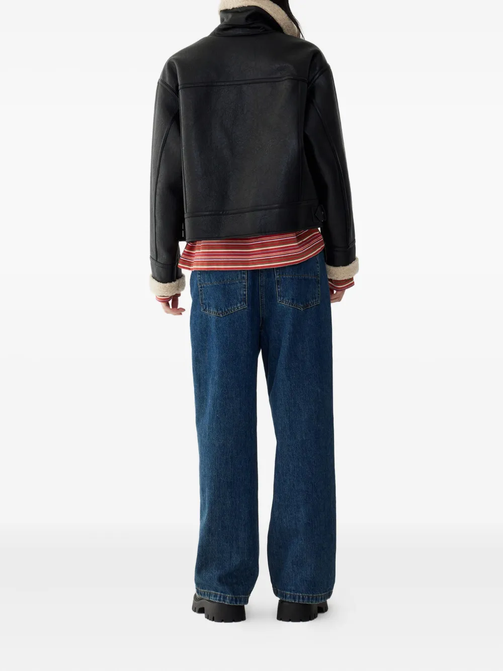 STUDIO TOMBOY fårskinnsjacka i konstläder | Fårskinnsjackor | Image 2