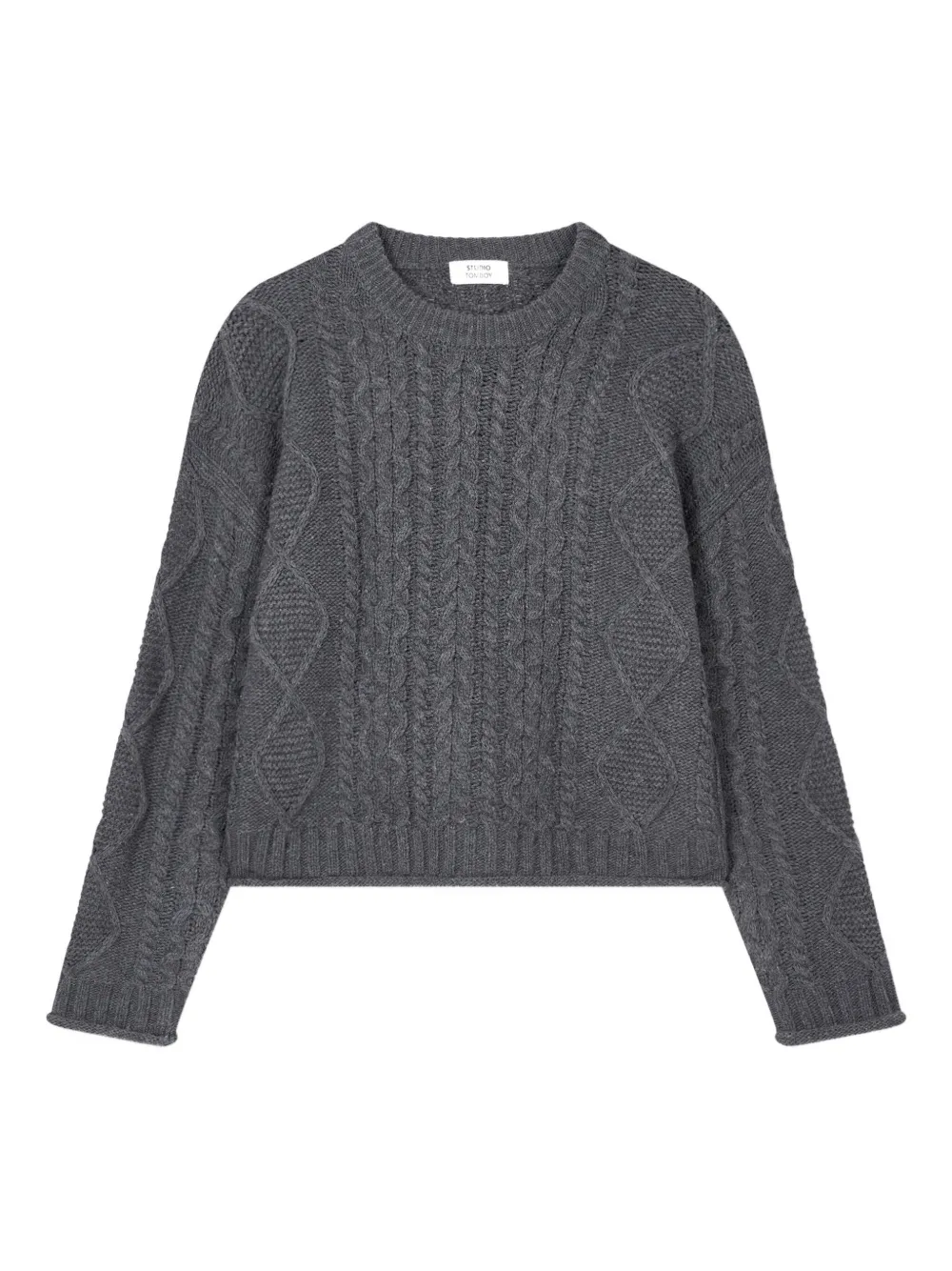 STUDIO TOMBOY cable knit sweater - Grigio