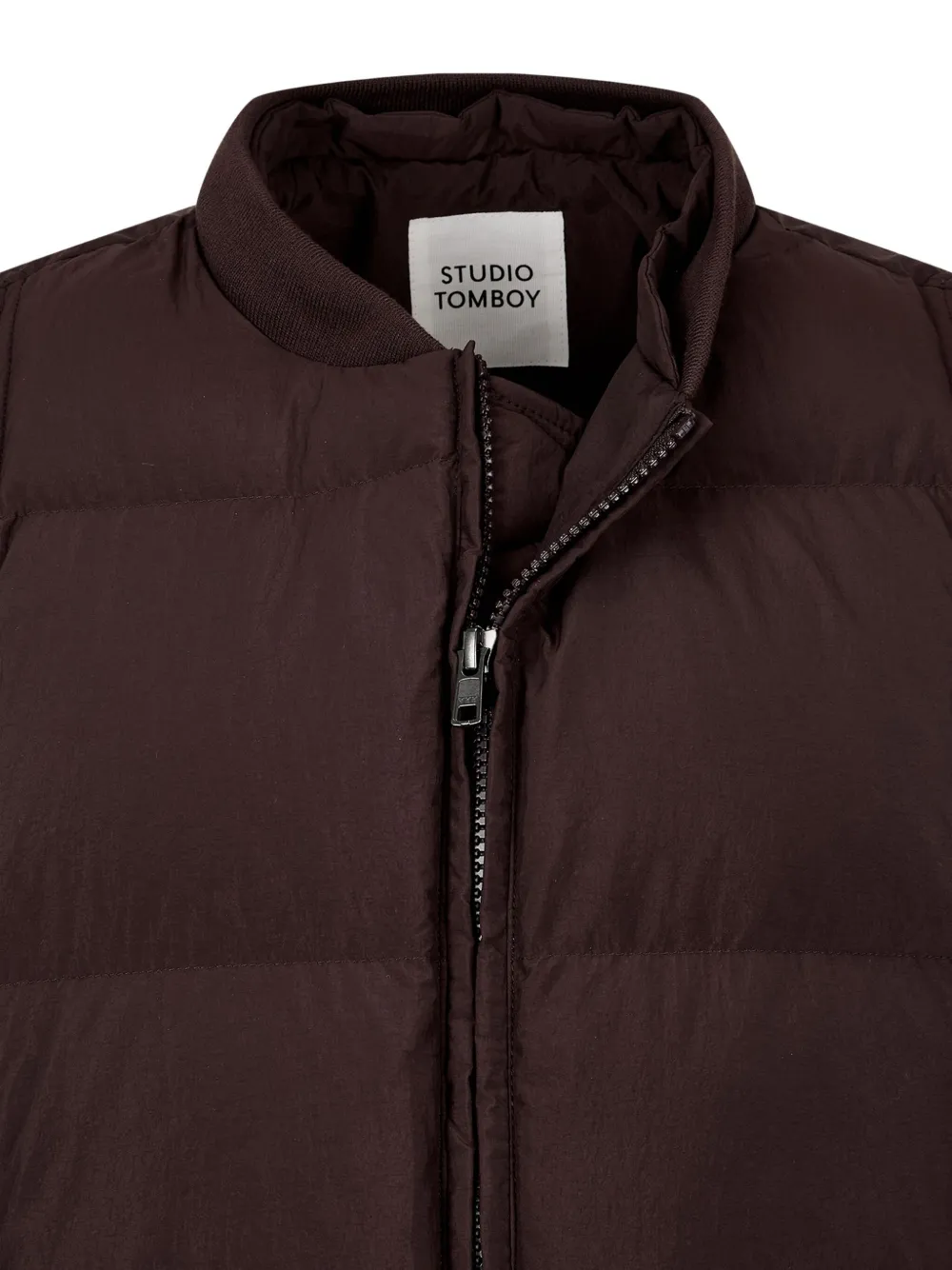 STUDIO TOMBOY Bodywarmer met afneembare capuchon Bruin